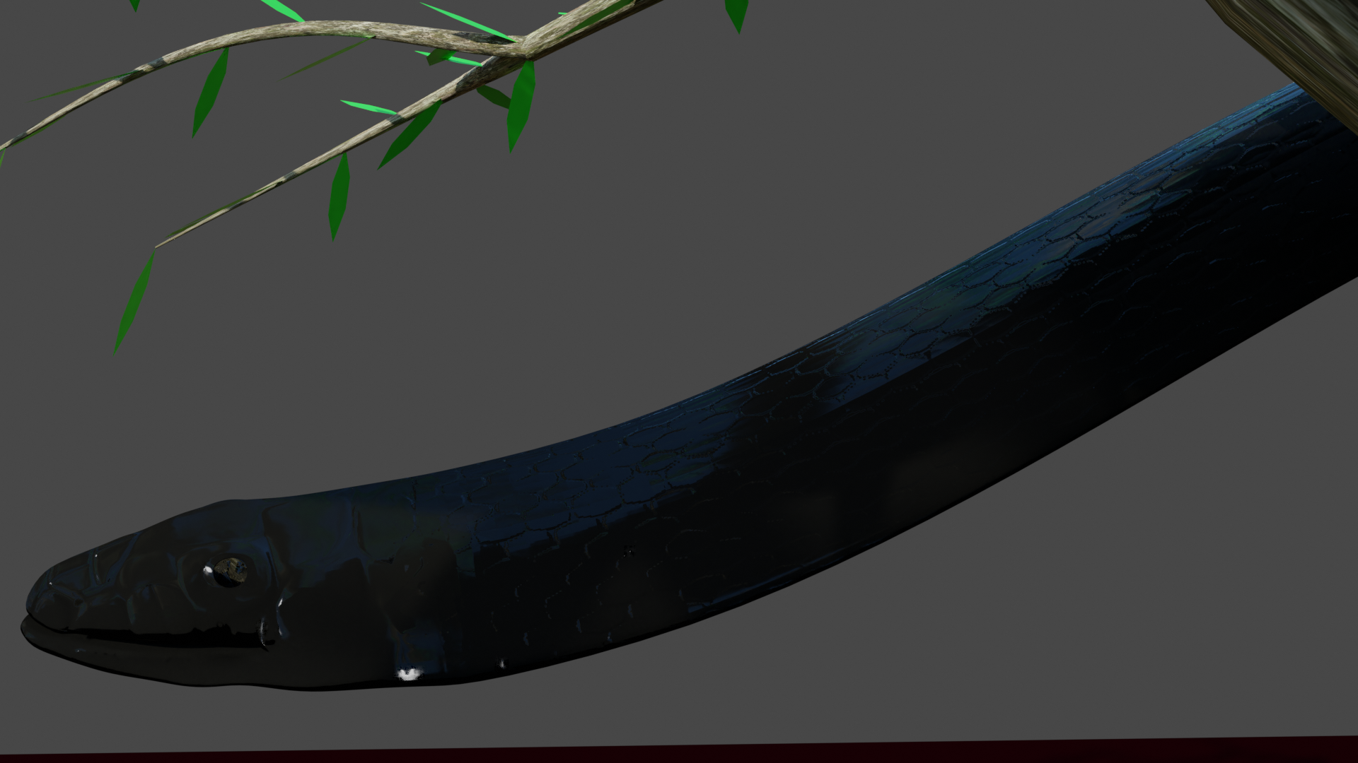 Black snake on tree preview image 2